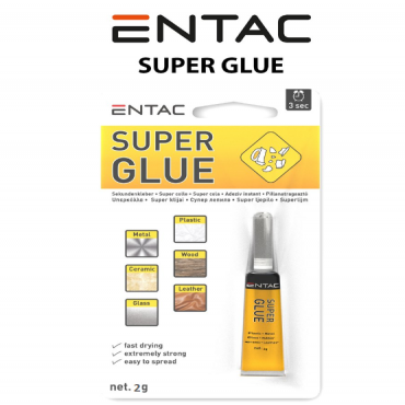 Adeziv super glue Entac 2 gr 