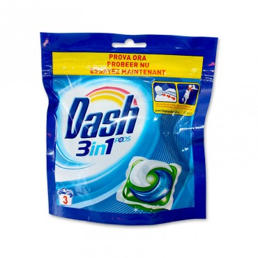 Detergent capsule Dash 3in1 Pods 3x29.9 gr 3/set