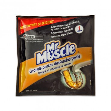 Granule pentru desfundat tevi Mr Muscle 50 gr