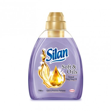 Balsam rufe Silan Soft & Oils Purple 750 ml