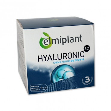 Crema fata antirid de zi Elmiplant Hyaluronic 3D 50ml