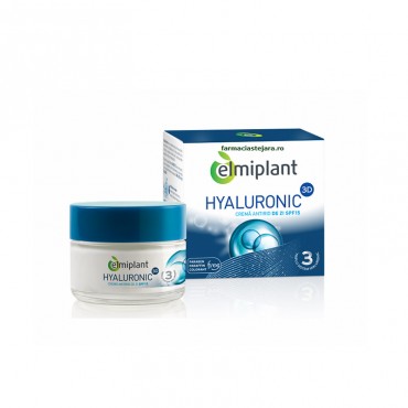 Crema antirid de noapte Elmiplant Hyaluronic 3D 50 ml