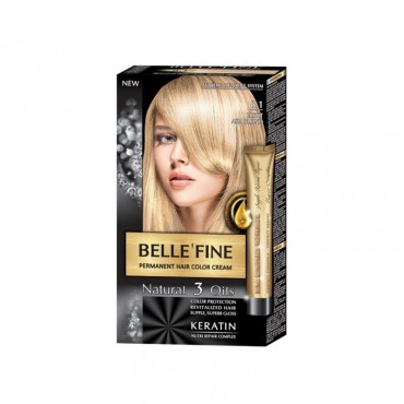 Vopsea de par Belle’Fine 8.1 Blond Cenusiu Deschis
