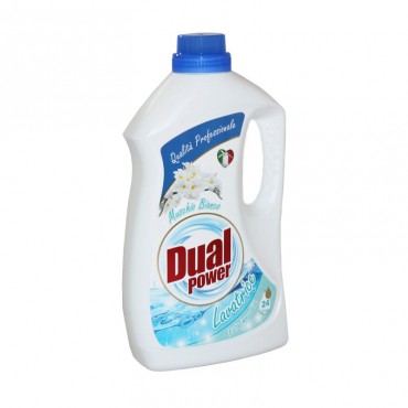 Detergent lichid Dual Power- Muschio Bianco 24 spalari 1.680l 