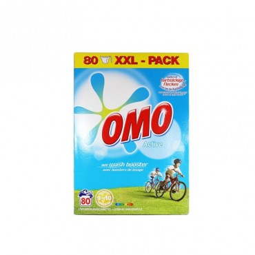 Detergent automat pudra Omo Active 80 spalari 5.6 kg