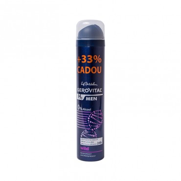 Deodorant antiperspirant spray Gerovital H3 Men Wild 150 ml + 33%