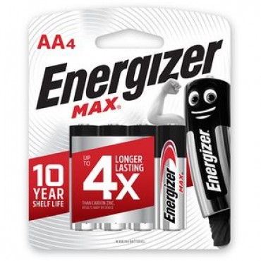 Baterii alcaline ENERGIZER MAX AA R6 1.5V 4/set