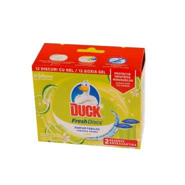 Odorizant wc Duck Fresh Discs Lime rezerva 2 x 36 ml 
