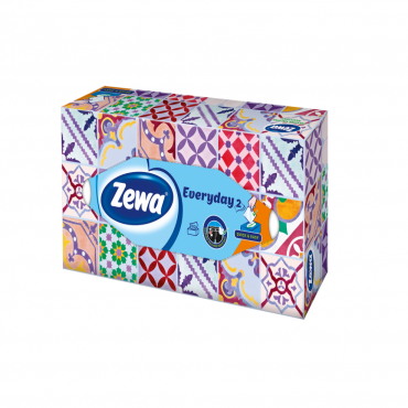 Servetele faciale la cutie Zewa Everyday, 2 straturi, 100 bucati