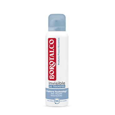 Antiperspirant Borotalco Spray Active Invisible No Transfer Fresh Ocean 150 ml
