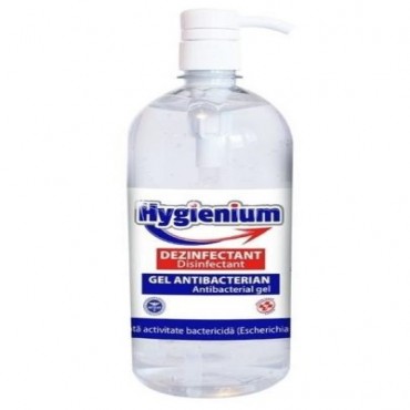 Gel antibacterian, dezinfectie igienica maini, 1000 ml, Hygienium