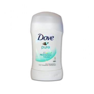 Deodorant antiperspirant stick Dove Pure 40ml