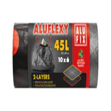 ALUFIX FLEXY SACI MENAJ 45L 10/SET 52X69CM