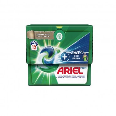 Detergent capsule Ariel Pods ACTIVE+ DEO FRESH12X25.1 ml