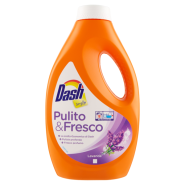 Detergent lichid Dash cu lavanda 18 spalari 990 ML