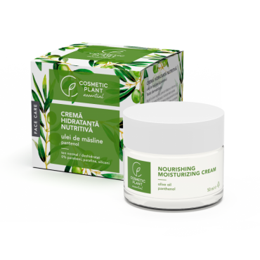 Crema Cosmetic Plant hidratanta nutritiva cu ulei de masline & pantenol 50ml