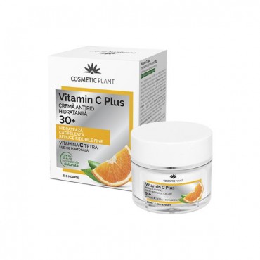 Crema Cosmetic Plant Antirid Hidratanta 30+ Vitamin C Plus, 50ml