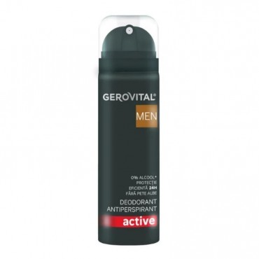 Deodorant antiperspirant spray Gerovital men active 150ml