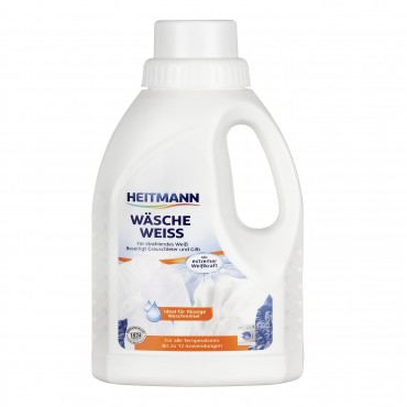 Inalbitor lichid pentru rufe albe, Heitmann 500 ml