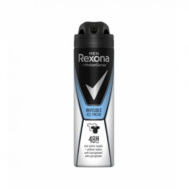 Deodorant  spray pentru barbati Rexona Invisible Ice Fresh 150ml