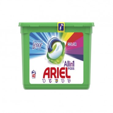Detergent capsule Ariel Pods Lenor Touch 40x27 ml