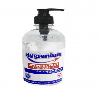 Gel antibacterian, dezinfectie igienica maini, 300 ml, Hygienium