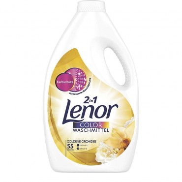Detergent automat lichid Lenor Color Gold Orchid 55 spalari 3.025L