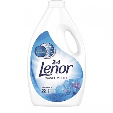 Detergent automat lichid Lenor Aprilfrisch 55 spalari 3.025L