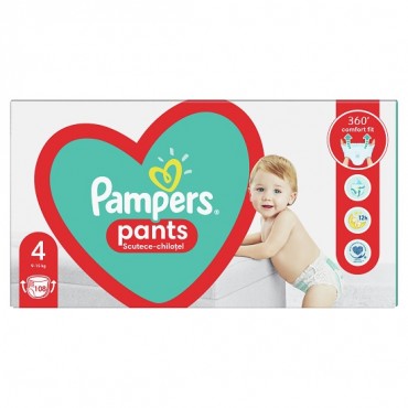 Scutece tip Chilot Pampers Pants 4, 9-15 Kg, 25 Buc