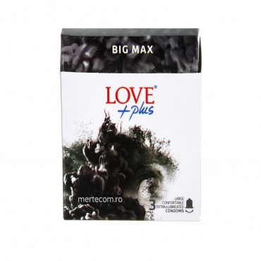 Prezervative Love Plus Big Max, 3 bucati 