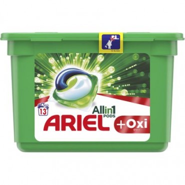 Detergent capsule Ariel All in One PODS Active Deo fresh, 13x27,1 ml