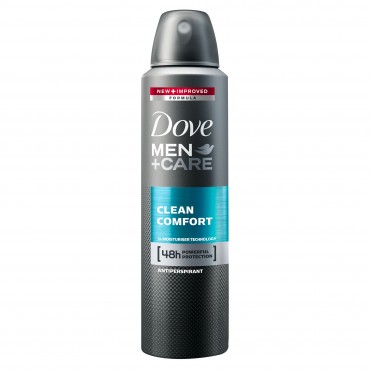Deodorant spray Dove Men+Care Clean Comfort 250 ml