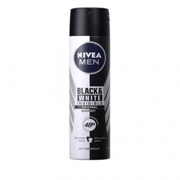 Deodorant antiperspirant spray Nivea Invisible Black & White Original 150ml