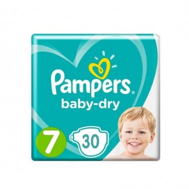 Scutece Pampers Baby-Dry Nr 7 junior++ 15 kg+ 30 bucati