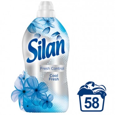 Balsam de rufe Silan Cool Fresh, 58 spalari, 1.45 L