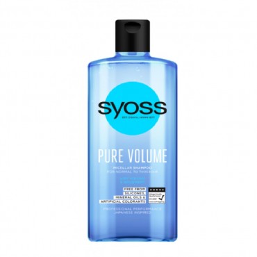 Sampon micelar Syoss Pure Volume 440 ml