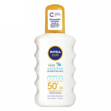 Nivea Sun Kids Sensitive Protect & Care Sun Spray SPF50+ 200ml