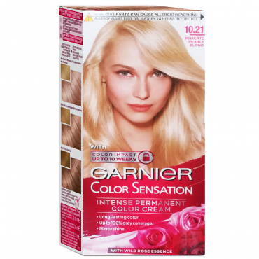 Vopsea de par Garnier Color Sensation 10.21 blond perlat delicat