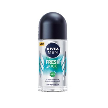 Deodorant antiperspirant roll-on pentru barbati Nivea Fresh Kick 50ml
