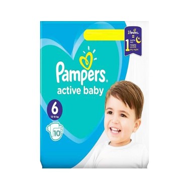 Scutece Pampers Active Baby Dry nr.6 10/set
