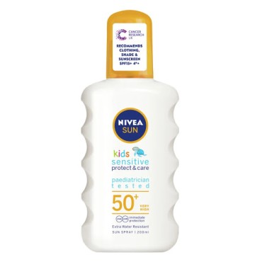 Nivea Sun Kids Sensitive Protect & Care Sun Spray SPF50+ 200ml